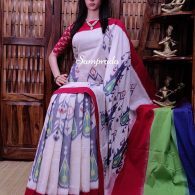 Pranitha - Ikkat Cotton Saree