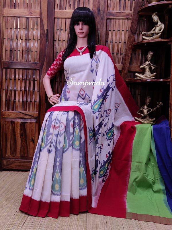 Pranitha - Ikkat Cotton Saree