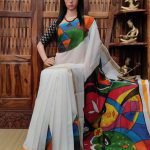Vamsee - West Bengal Painted Cotton Saree
