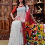 Vandya - West Bengal Painted Cotton Saree